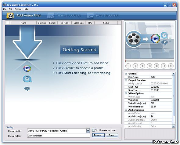 скачать бесплатно Any Video Converter Pro 2.7.2 MultiLang Portable Rus